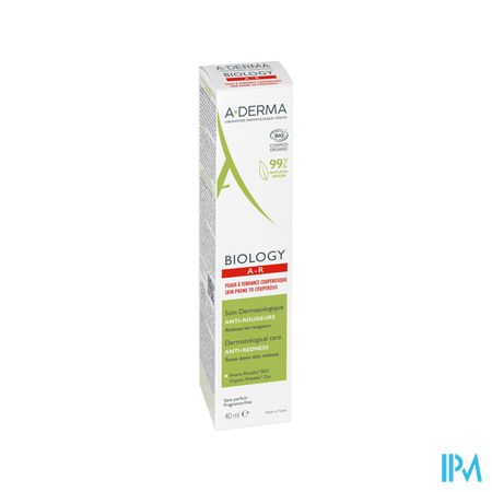 Aderma Biology A/roodheid Dermatolog.verzorg. 40ml