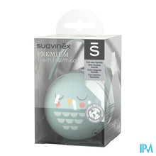 Afbeelding in Gallery-weergave laden, Suavinex Bonhomia Duo Soother Holder Owl Green
