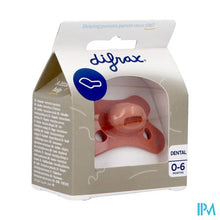 Afbeelding in Gallery-weergave laden, Difrax Fopspeen Dental 0-6m Uni/pure Bruin/brick
