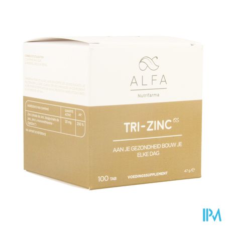 Alpha Tri-Zink 20mg Tabl 100