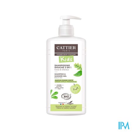 Cattier Shampoo Kids 2in1 Appel Bio 500ml