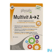 Load image into Gallery viewer, Physalis Multivit A-z Comp 45 Nf
