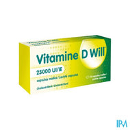 Vitamine D Will 25000ie Zachte Caps 12