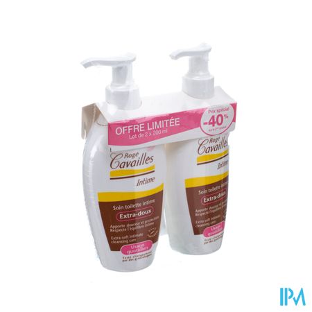 Roge Cavailles Zachte Gel Int.hygiene Klas.2x200ml