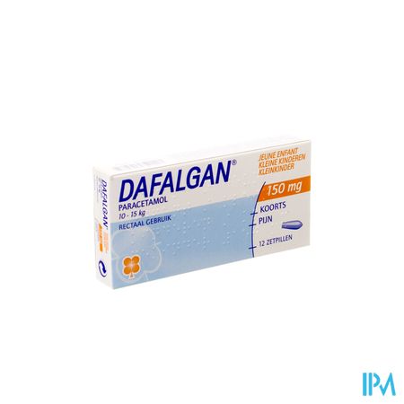 Dafalgan 150mg Suppos 12 Kleine Kinderen