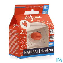 Afbeelding in Gallery-weergave laden, Difrax Fopspeen Natural Newborn I Love
