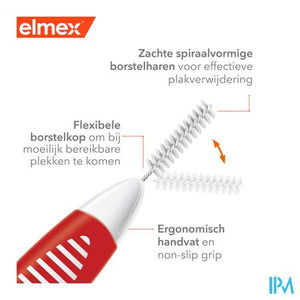 Elmex Set Interdentale Borsteltjes Iso 2 0,9mm 8