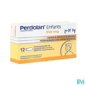 Perdolan Supp Kind Enf 12x350mg