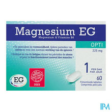 Afbeelding in Gallery-weergave laden, Magnesium EG Opti 225Mg Tabl 60
