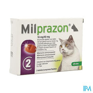 Milprazon 16mg/ 40mg Kat +2kg Comp 1x2