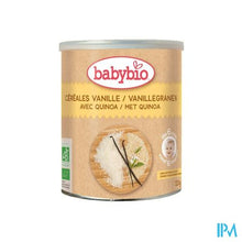 Afbeelding in Gallery-weergave laden, Babybio Vanillegranen Quinoa 6m 220g
