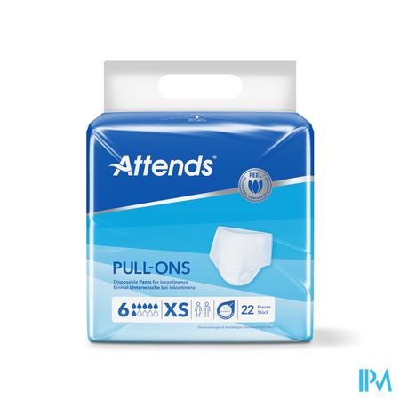 Attends Pull On 6x Small 1x22