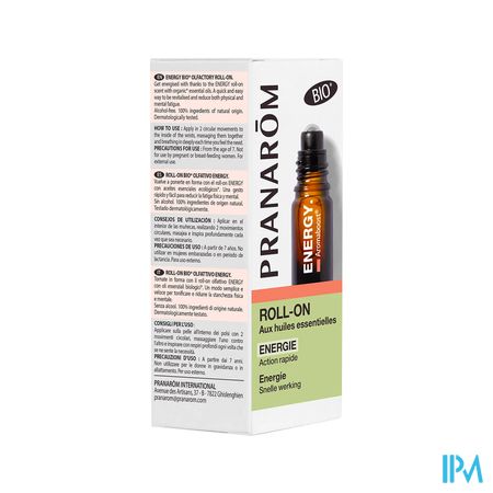 Pranarom Aromaboost Energy Roller Bio 5ml