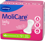 Molicare Premium Lady Pad 2 Drops 26,5x11cm 12