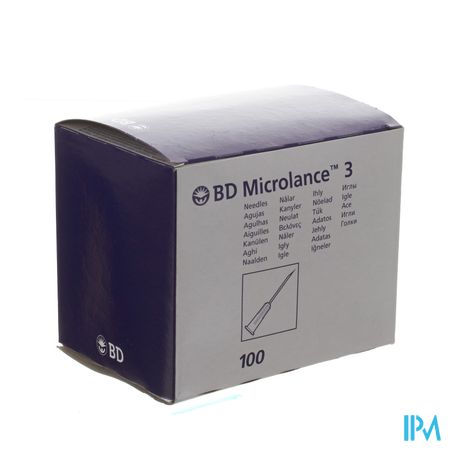 Bd Microlance 3 Nld 18g 1/2 Sb 1,2mm 40mm Roze 100