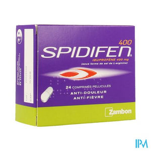 Spidifen 400 Comp Enrob 24 X 400mg