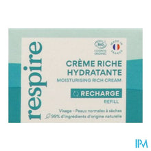 Afbeelding in Gallery-weergave laden, Respire Hydraterende Rijke Creme Navulling 50ml
