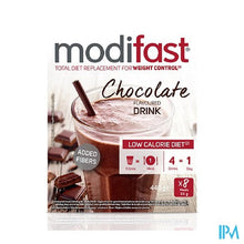 Afbeelding in Gallery-weergave laden, Modifast Intensive Choco Flavoured Milkshake 8x55g
