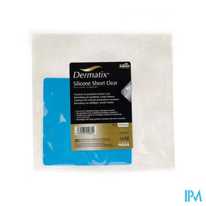 Dermatix Silicone Sheet Clear Adh 13x13cm 1