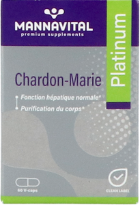 Mannavital Mariadistel Platinum V-caps 60