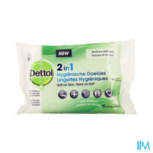 Afbeelding in Gallery-weergave laden, Dettol Doekjes Hygienisch 2in1 15
