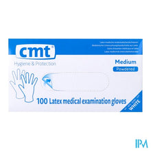 Charger l'image dans la galerie, Cmt Handschoenen Latex Wit Lp M 100
