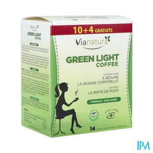 Vianatura Green Light Coffee Zakje 10+4 Gratis