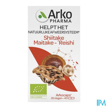 Charger l'image dans la galerie, Arkocaps Shiitake Maitake Reishi Bio Caps 40
