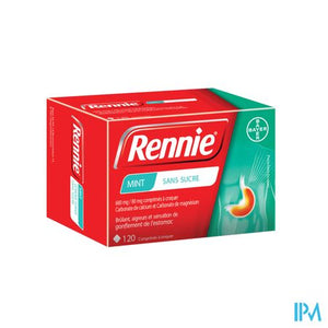 Rennie Zonder Suiker Pastilles 120