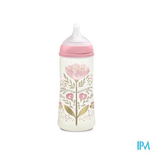 Afbeelding in Gallery-weergave laden, Suavinex Gold Bottle Silicone Slow Flow 360ml Pink
