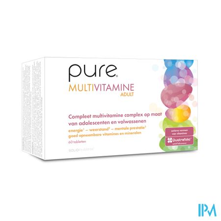 Pure Multivitamine Adult Tabl 60