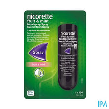 Afbeelding in Gallery-weergave laden, Nicorette® Fruit & Mint mondspray 1mg/spray (150 sprays)
