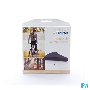 Tempur Fietszadel 27x25cm Zwart M