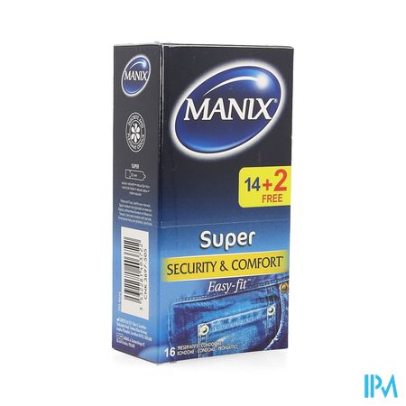 Manix Super Condoms 14+2