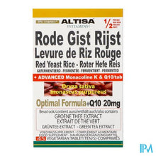 Load image into Gallery viewer, Altisa Rode Gist Rijst Optimal Formula Comp 45
