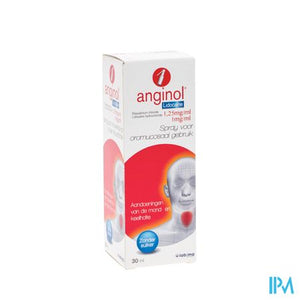 Anginol Lidocain Spray Buccal 30ml