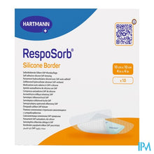 Load image into Gallery viewer, Resposorb Silicone Border 10x10cm 10 4130010
