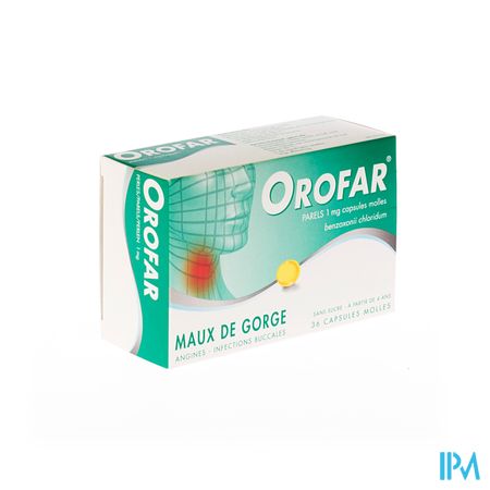 Orofar Parels-perles 36 X 1mg