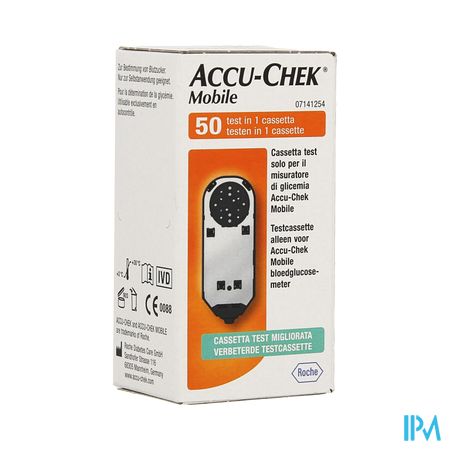 Accu Chek Mobile Test Cassette 50 Tests 7141254171