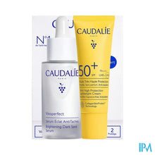 Afbeelding in Gallery-weergave laden, Caudalie Vinoperfect&zonnepr. Serum Set 2025 2prod
