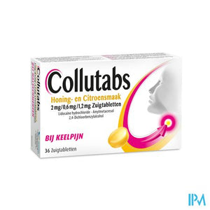 Collutabs Honing Citr. 2mg/0,6mg/1,2mg Zuigtabl 36