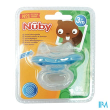 Load image into Gallery viewer, Nuby Silicone bijtspeen Gum-EezTM - 0m+

