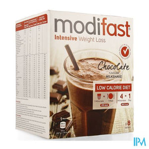 Modifast Intensive Choco Flavoured Milkshake 8x55g