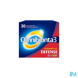 Omnibionta3 Junior Multivitamines voor Kinderen (30 tabletten)