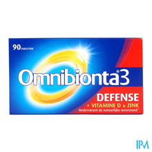 Afbeelding in Gallery-weergave laden, Omnibionta3 Defense Multivitamines Immuniteit (90 tabletten)
