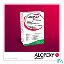 Load image into Gallery viewer, Alopexy 50mg/ml Opl Cut. Gebr. Fl Pipet/spray 60ml
