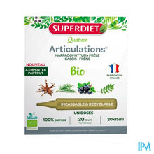 Load image into Gallery viewer, Superdiet Unidose 4 Harpago Gewrichten Bio 20x15ml
