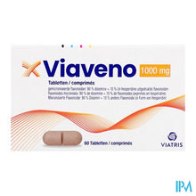 Afbeelding in Gallery-weergave laden, Viaveno 1000mg Filmomh Tabl 60
