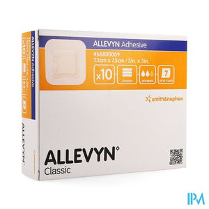 Allevyn Pans Adh Hydrocel. 7,5x 7,5cm 10 66800009