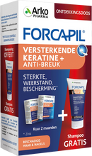 Afbeelding in Gallery-weergave laden, Forcapil Ontdekkingspack Caps 2x60+sh 200ml Grat.
